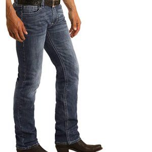38 length!  Rock & Roll Denim Men's Slim Straight